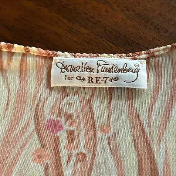 Vintage Diane Von Furstenberg for RE-7 size Small - Picture 2 of 7